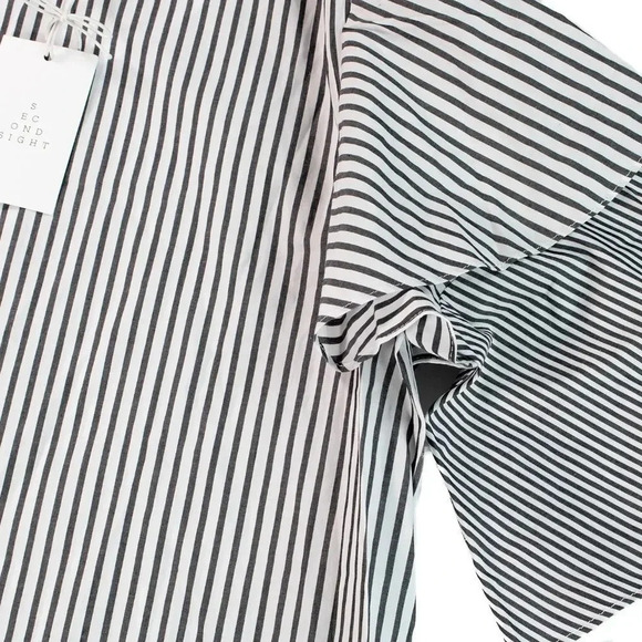 Second Sight Striped Bell Sleeve Top - Picture 2 of 3